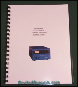 Tokyo Hy-Power HL-1.2KFX Instruction Manual
